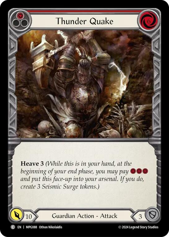 Flesh and Blod | Thunder Quake (Red) [MPG088] (Mastery Pack Guardian) | The Nerd Merchant