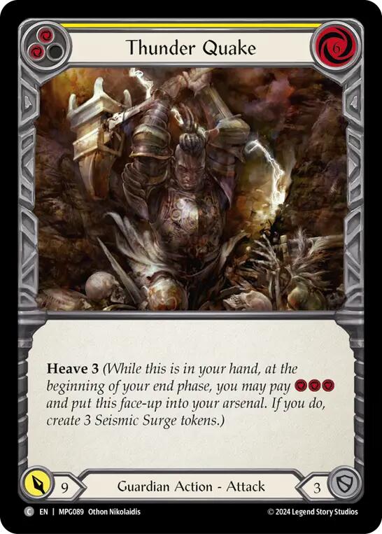 Flesh and Blod | Thunder Quake (Yellow) [MPG089] (Mastery Pack Guardian) | The Nerd Merchant