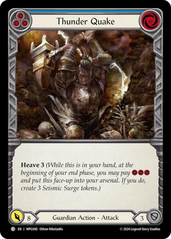 Flesh and Blod | Thunder Quake (Blue) [MPG090] (Mastery Pack Guardian) | The Nerd Merchant
