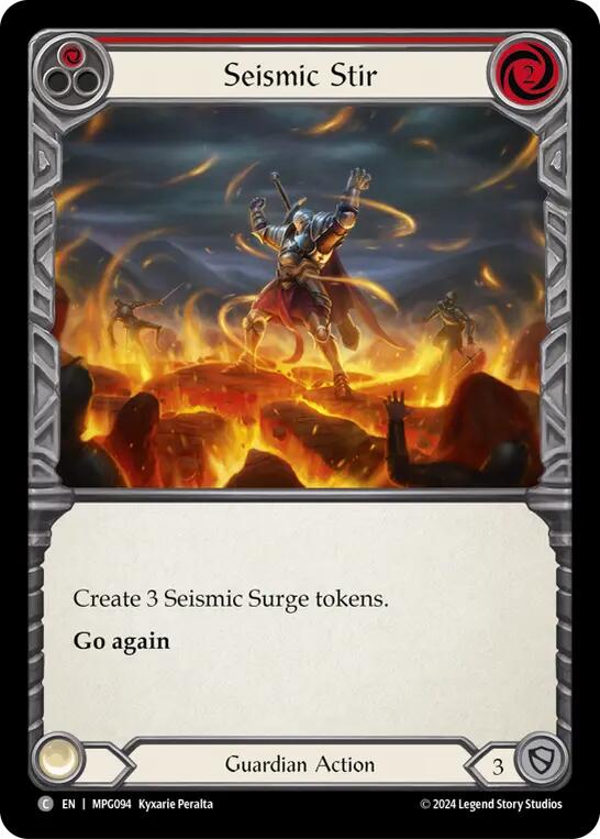Flesh and Blod | Seismic Stir (Red) [MPG094] (Mastery Pack Guardian) | The Nerd Merchant