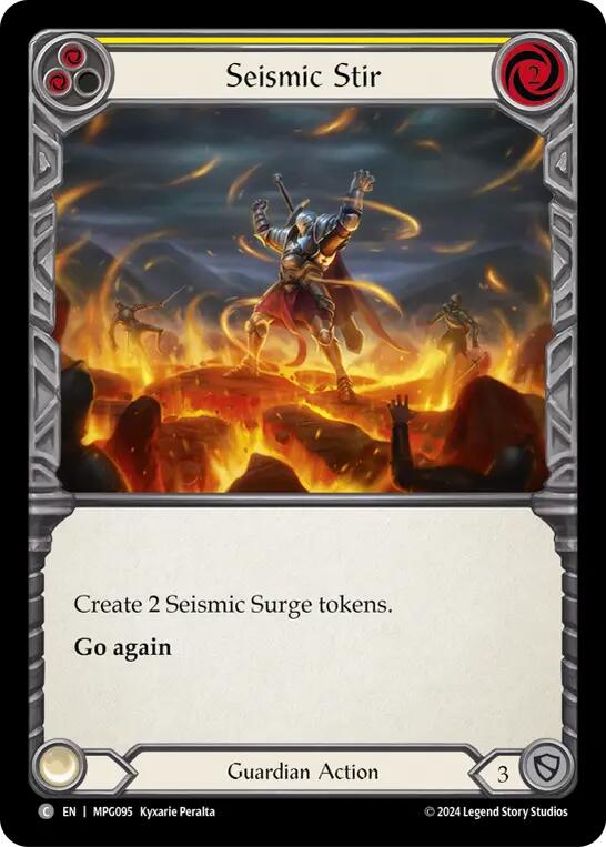 Flesh and Blod | Seismic Stir (Yellow) [MPG095] (Mastery Pack Guardian) | The Nerd Merchant