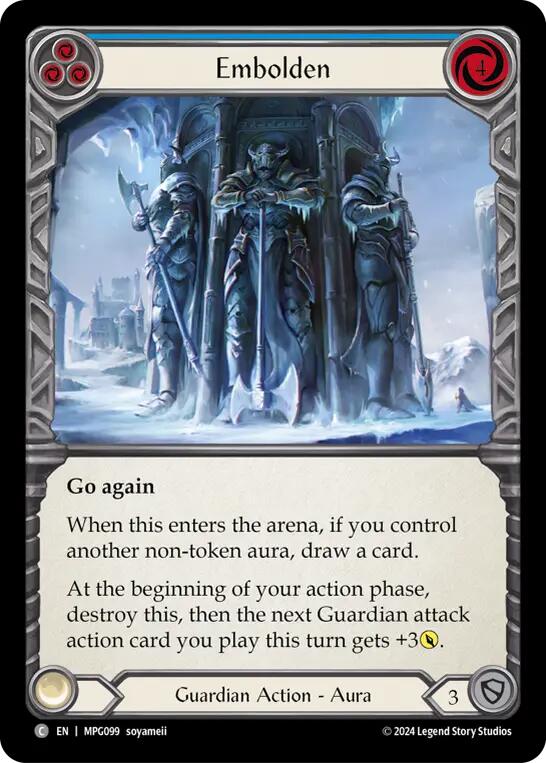 Flesh and Blod | Embolden (Blue) [MPG099] (Mastery Pack Guardian) | The Nerd Merchant