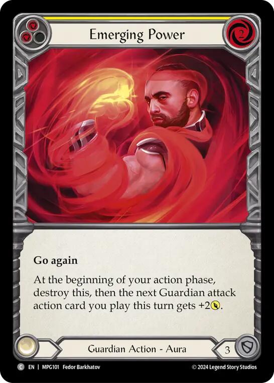 Flesh and Blod | Emerging Power (Yellow) [MPG101] (Mastery Pack Guardian) | The Nerd Merchant
