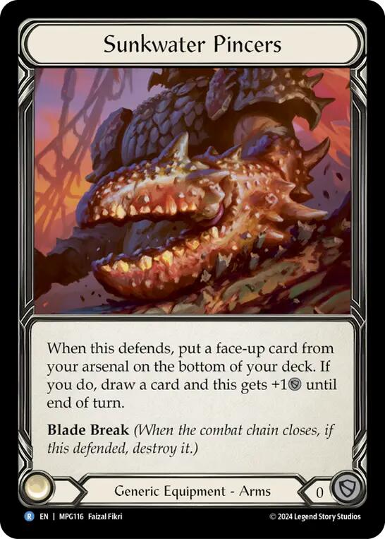 Flesh and Blod | Sunkwater Pincers [MPG116] (Mastery Pack Guardian)  Cold Foil | The Nerd Merchant