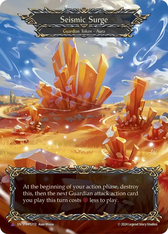 Flesh and Blod | Seismic Surge (Crystal) (Marvel) [MPG112] (Mastery Pack Guardian)  Cold Foil | The Nerd Merchant