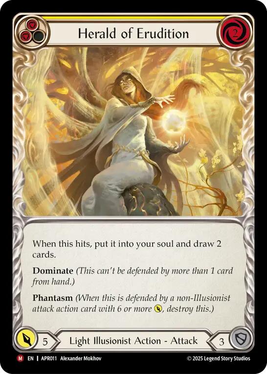 Herald of Erudition [APR011] (Armory Deck: Legends Prism)