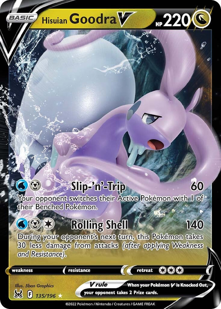 Pokemon | Hisuian Goodra V (135/196) [Sword & Shield: Lost Origin] | The Nerd Merchant