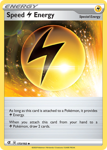 Pokemon | Speed Lightning Energy (173/192) [Sword & Shield: Rebel Clash] | The Nerd Merchant