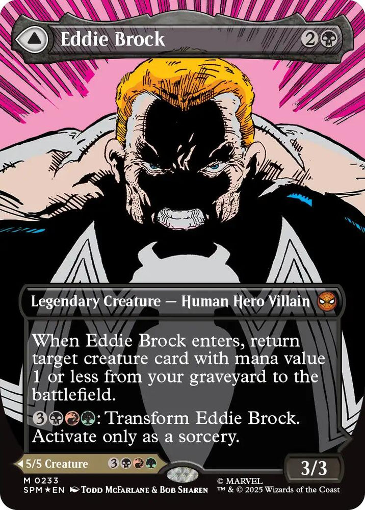 Magic | Eddie Brock (0233) (Borderless) [Marvel's Spider-Man] | The Nerd Merchant