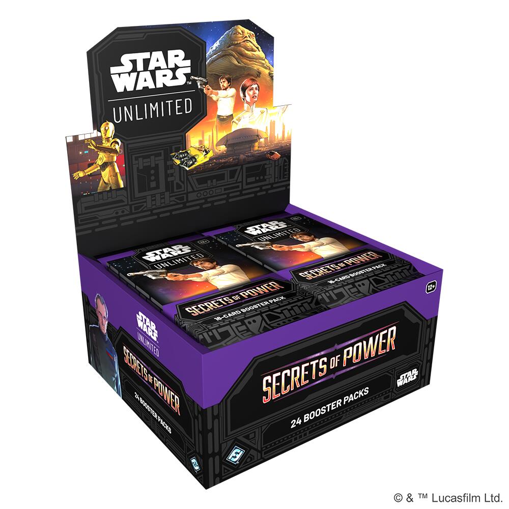 Star Wars Unlimited | Secrets of Power - Booster Display | The Nerd Merchant