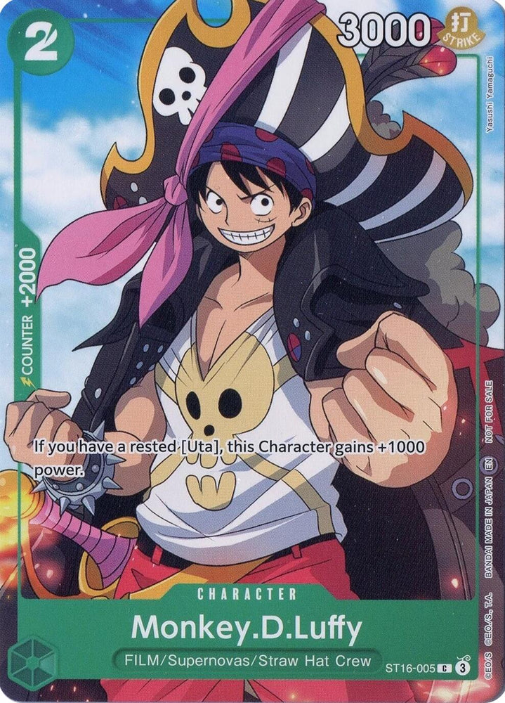 Monkey.D.Luffy (Welcome Pack Vol. 2) [One Piece Promotion Cards]