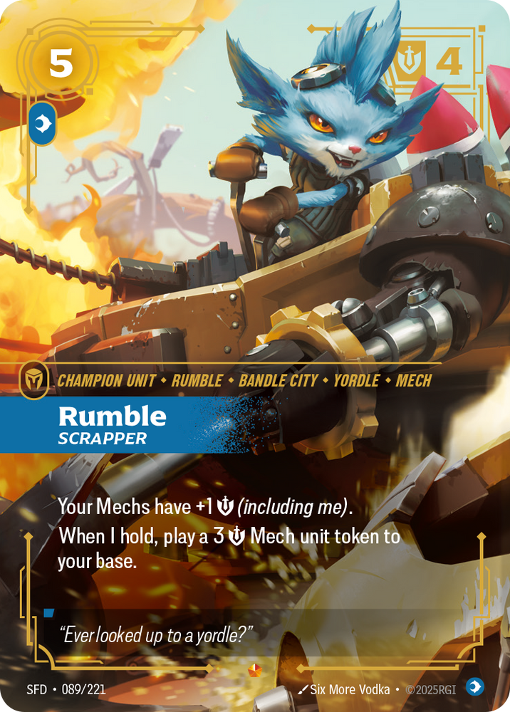 Rumble, Scrapper (Foil) - Spiritforged #89
