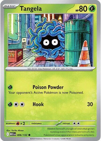 Pokemon | Tangela (006/132) [Mega Evolution: Base Set] | The Nerd Merchant