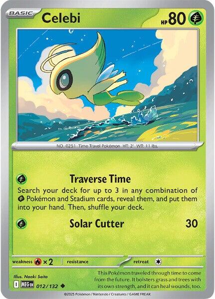 Pokemon | Celebi (012/132) [Mega Evolution: Base Set] | The Nerd Merchant
