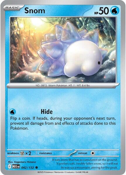 Pokemon | Snom (042/132) [Mega Evolution: Base Set] | The Nerd Merchant