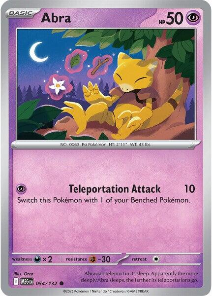 Pokemon | Abra (054/132) [Mega Evolution: Base Set] | The Nerd Merchant