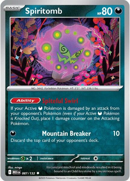 Pokemon | Spiritomb (087/132) [Mega Evolution: Base Set] | The Nerd Merchant