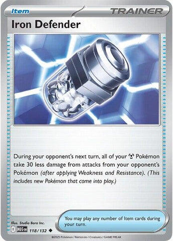 Pokemon | Iron Defender (118/132) [Mega Evolution: Base Set] | The Nerd Merchant