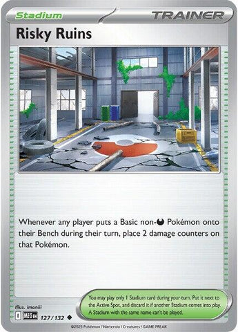 Pokemon | Risky Ruins (127/132) [Mega Evolution: Base Set] | The Nerd Merchant