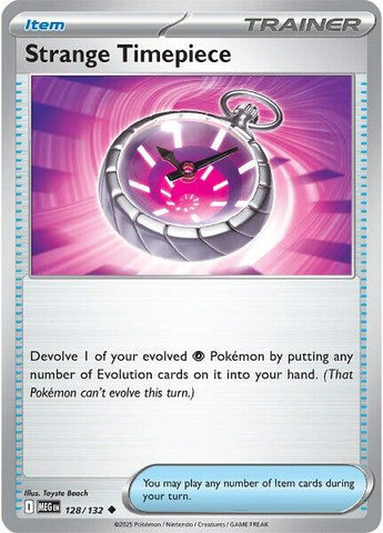 Pokemon | Strange Timepiece (128/132) [Mega Evolution: Base Set] | The Nerd Merchant