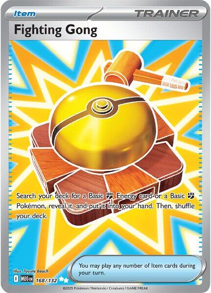 Pokemon | Fighting Gong (168/132) [Mega Evolution: Base Set] | The Nerd Merchant