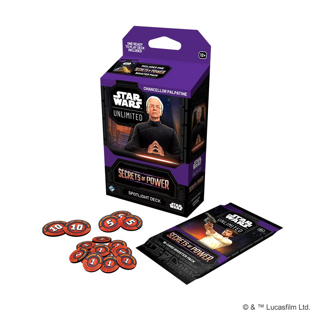 Star Wars Unlimited | Secrets of Power - Spotlight Deck: Chancellor Palpatine | The Nerd Merchant