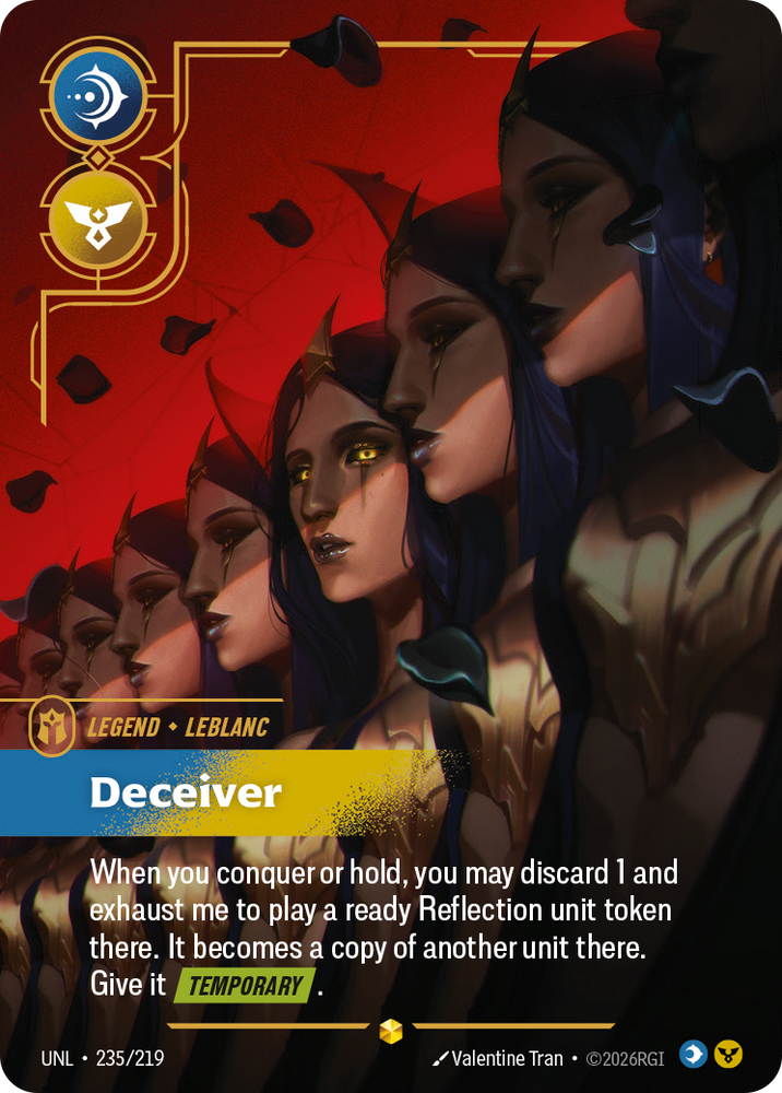 LeBlanc - Deceiver (Overnumbered) (Foil) - Unleashed (235/219)