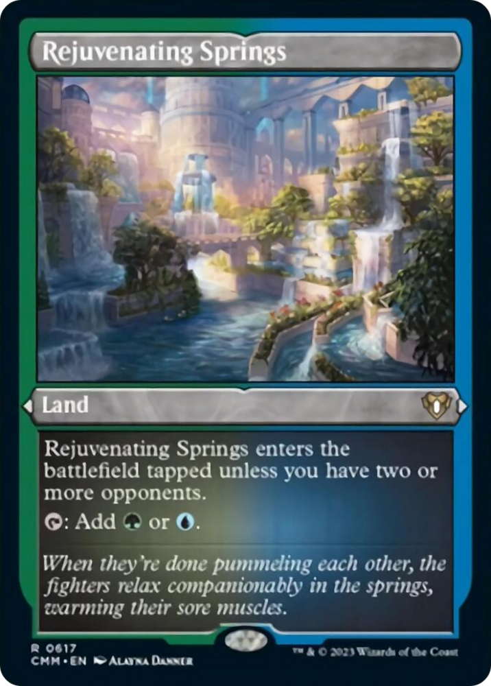Magic | Rejuvenating Springs (Foil Etched) [Commander Masters] | The Nerd Merchant