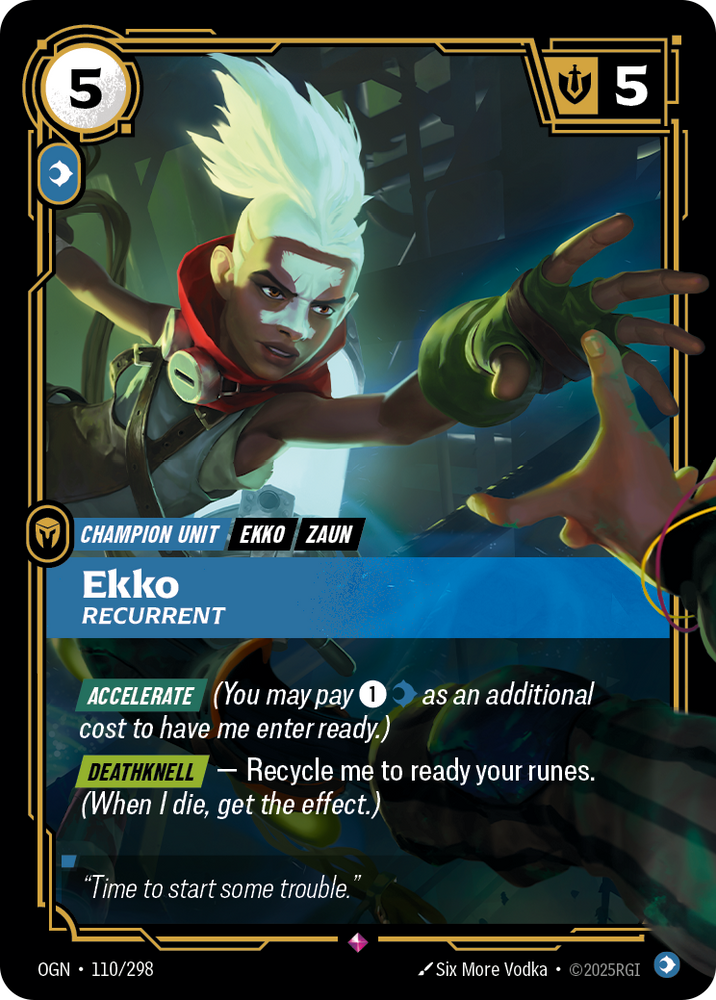 Ekko, Recurrent (Foil) - Origins #110