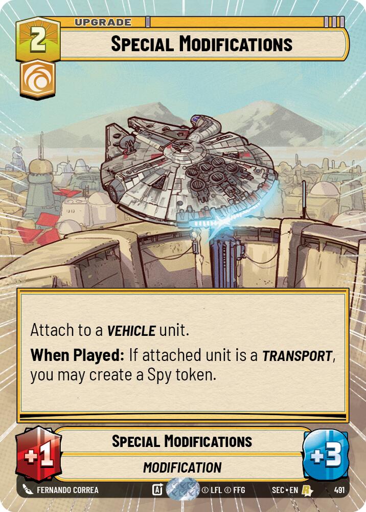 Special Modifications (491) (Hyperspace) (491) [Secrets of Power]