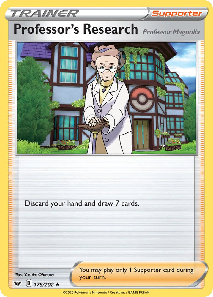Pokemon | Professor's Research (178/202) [Sword & Shield: Base Set] | The Nerd Merchant