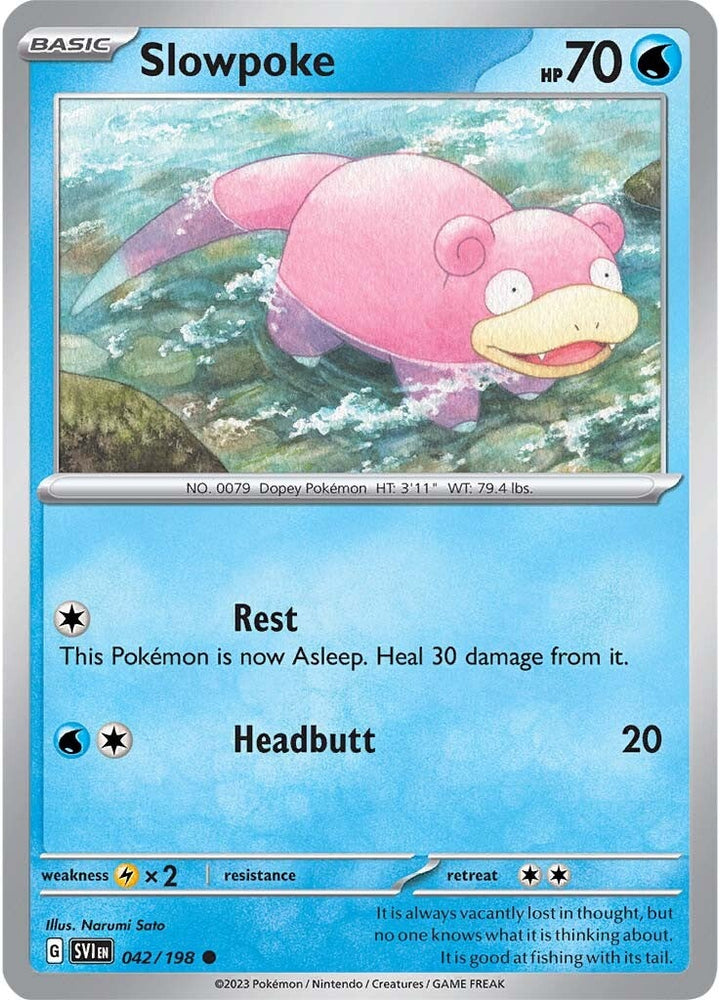 Pokemon | Slowpoke (042/198) [Scarlet & Violet: Base Set] | The Nerd Merchant