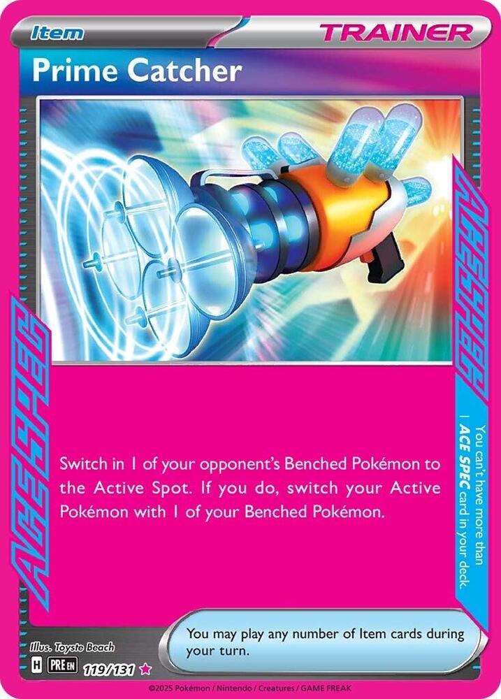 Pokemon | Prime Catcher (119/131) [Scarlet & Violet: Prismatic Evolutions] | The Nerd Merchant