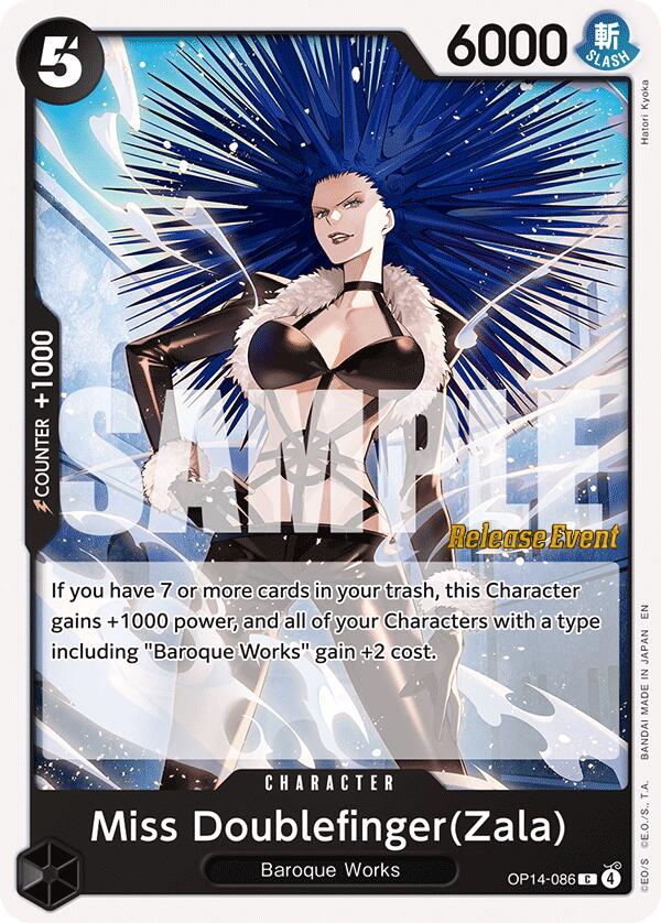 Miss Doublefinger(Zala) [The Azure Sea's Seven Release Event Cards]