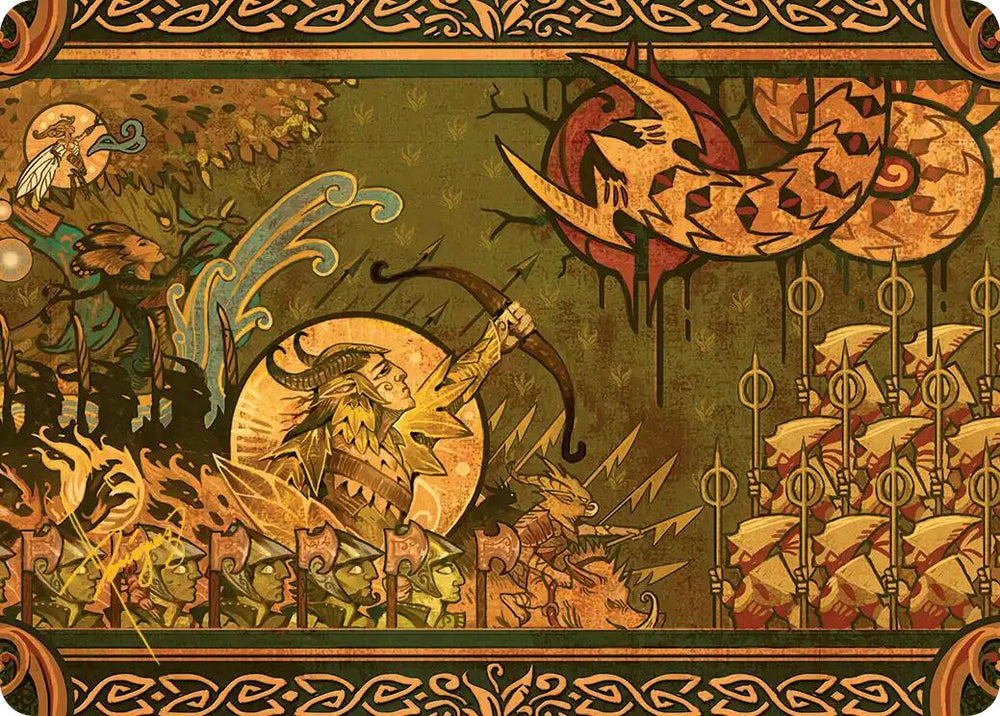 Magic | Chronicle of Victory Art Card (Gold-Stamped Signature) [Lorwyn Eclipsed Art Series] | The Nerd Merchant