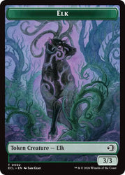 Magic | Elk // Mutavault Double-Sided Token [Lorwyn Eclipsed Tokens] | The Nerd Merchant