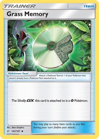 Pokemon | Grass Memory (143/181) [Sun & Moon: Team Up] | The Nerd Merchant