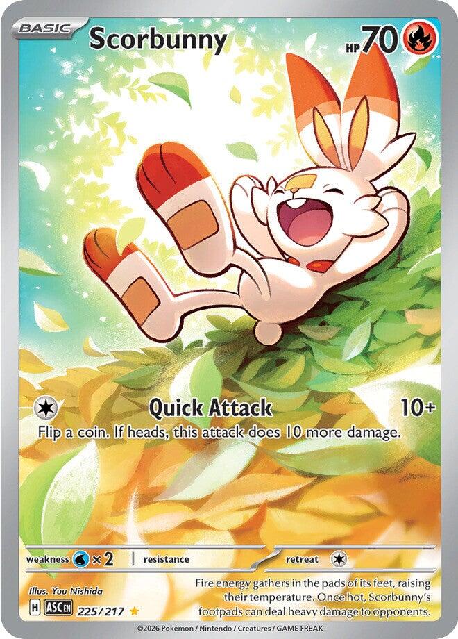 Pokemon | Scorbunny (225/217) [Mega Evolution: Ascended Heroes]| The Nerd Merchant
