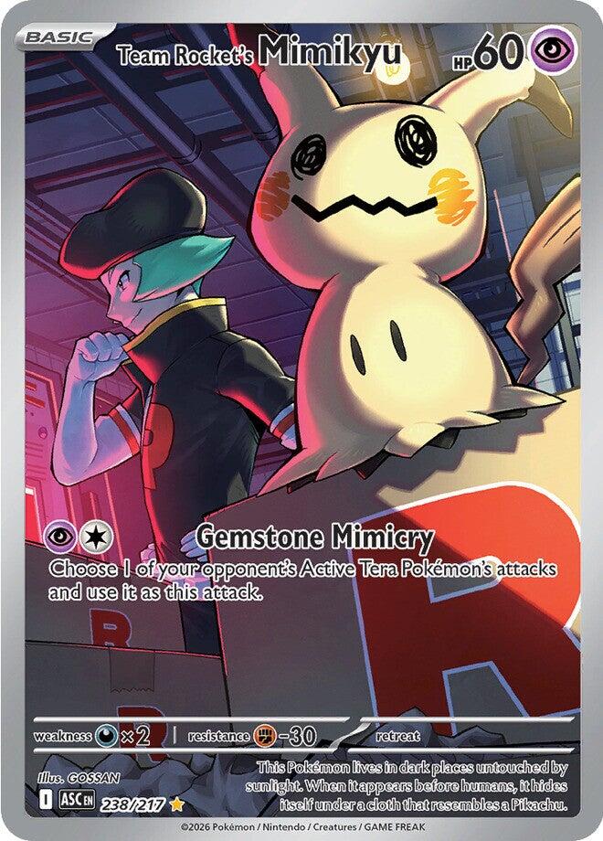 Pokemon | Team Rocket's Mimikyu (238/217) [Mega Evolution: Ascended Heroes]| The Nerd Merchant