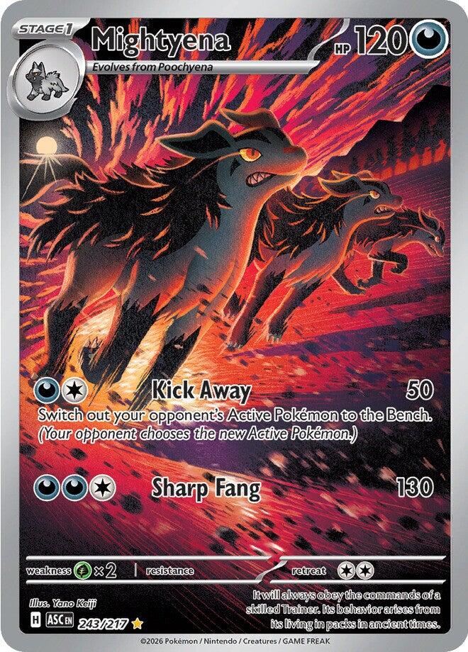 Pokemon | Mightyena (243/217) [Mega Evolution: Ascended Heroes]| The Nerd Merchant