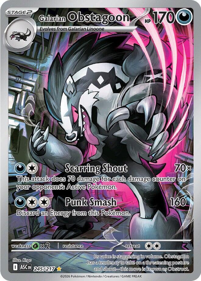 Pokemon | Galarian Obstagoon (245/217) [Mega Evolution: Ascended Heroes]| The Nerd Merchant