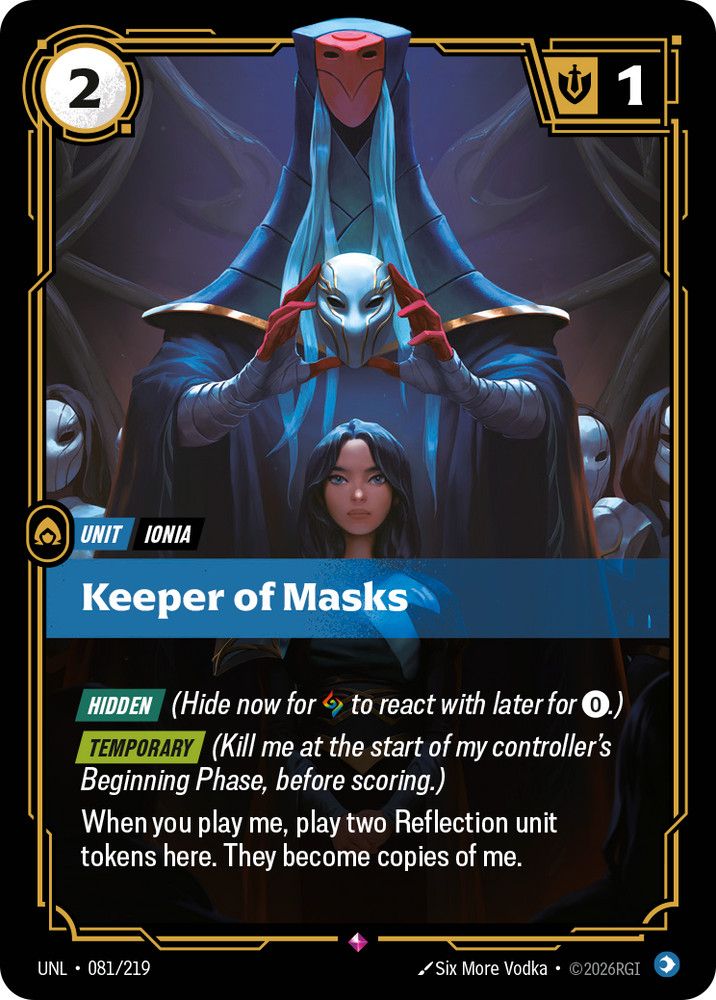 Keeper of Masks (Foil) - Unleashed (081/219)