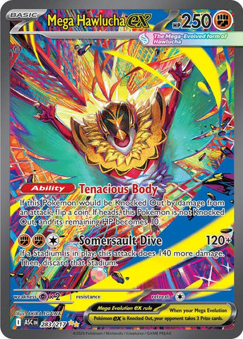 Pokemon | Mega Hawlucha ex (283/217) [Mega Evolution: Ascended Heroes]| The Nerd Merchant