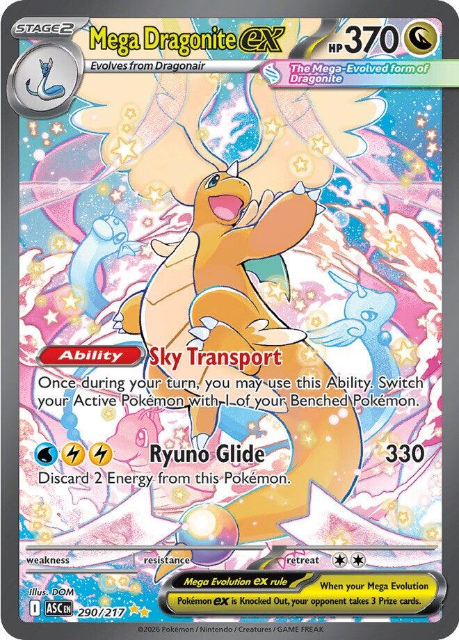 Pokemon | Mega Dragonite ex (290/217) [Mega Evolution: Ascended Heroes]| The Nerd Merchant