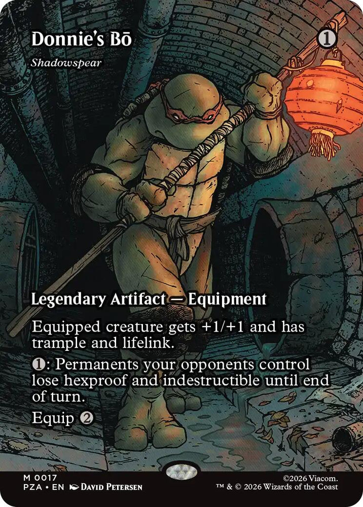 Magic | Donnie's Bo - Shadowspear (Borderless) [Teenage Mutant Ninja Turtles Eternal-Legal] | The Nerd Merchant