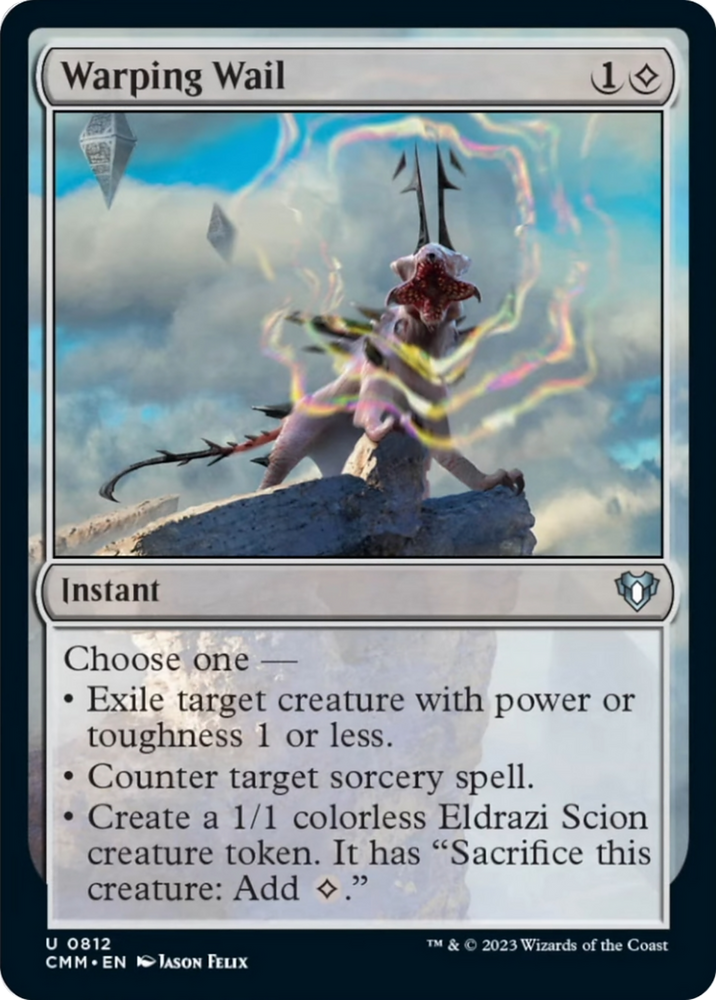Magic | Warping Wail [Commander Masters] | The Nerd Merchant