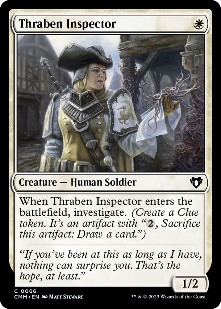 Magic | Thraben Inspector [Commander Masters] | The Nerd Merchant