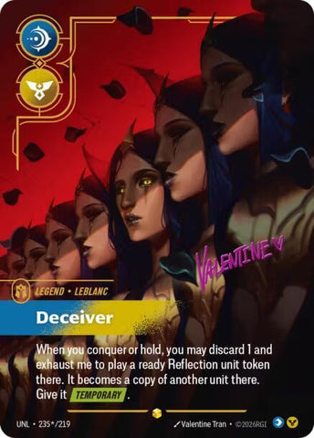 LeBlanc - Deceiver (Signature) (Foil) - Unleashed (235*/219)