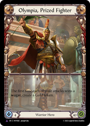 Flesh and Blood TCG | Olympia, Prized Fighter (Marvel) [HVY092] (Heavy Hitters)  Cold Foil | The Nerd Merchant