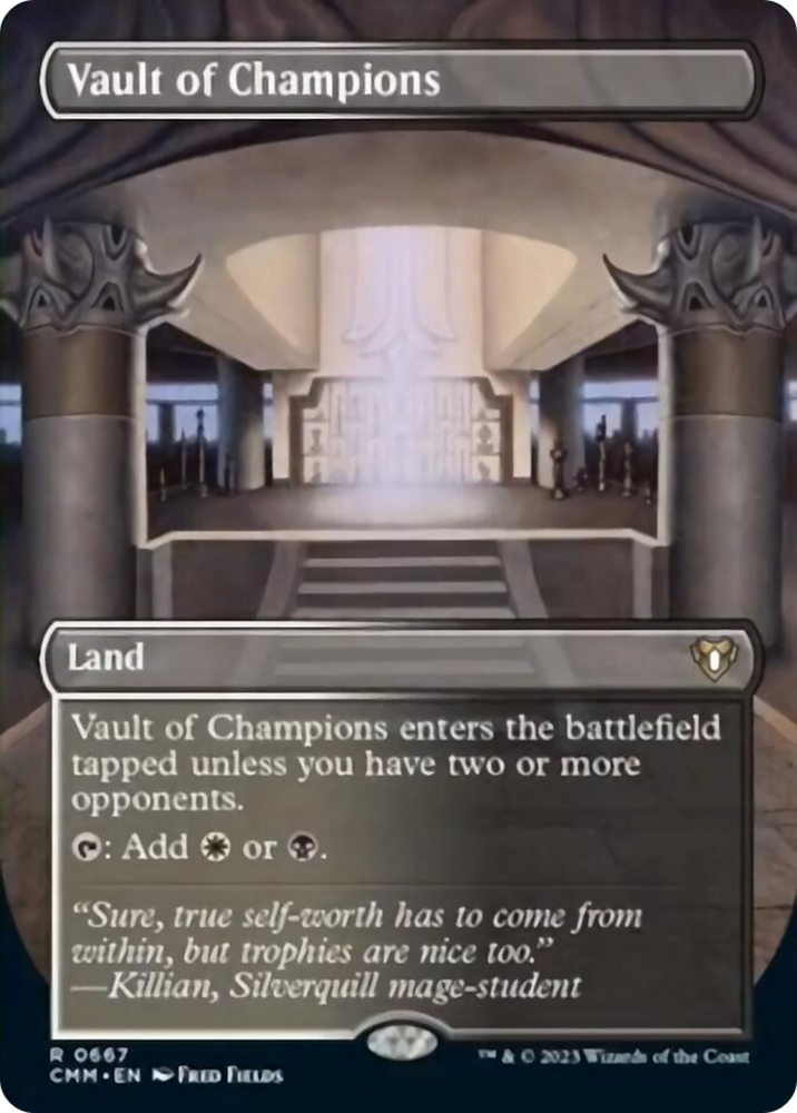 Magic | Vault of Champions (Borderless Alternate Art) [Commander Masters] | The Nerd Merchant